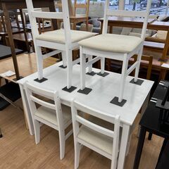 ★ジモティー割あり★KJ10375  4人掛けダイニングセット ...