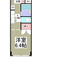 ✨🌧️6月10日新着物件！『初期費用はコミコミ5万円(税込)だけ』✨前橋✨1K✨🐬K&M不動産🌧️✨ - 前橋市