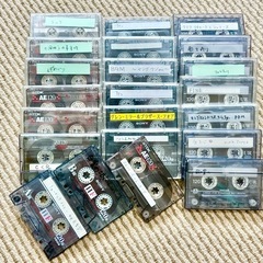 中古カセットテープ22本