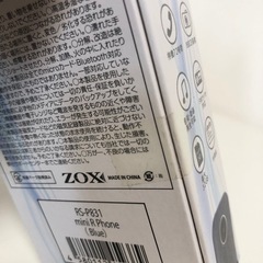 M【未開封品】スマートフォン Bluetooth子機 RS-P831 miniRphone ブルー レトロ 携帯電話 音楽プレーヤー オーディオ機器の画像