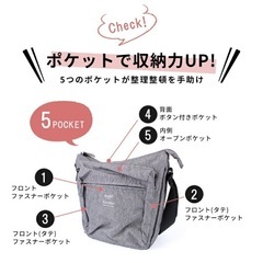 【美品】anello ショルダーバッグ⭐︎500mlペットボトルが入りますの画像