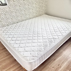 期間限定で値下げ中【来週処分】ぼぼ新品 ダブルベッド  マットレス