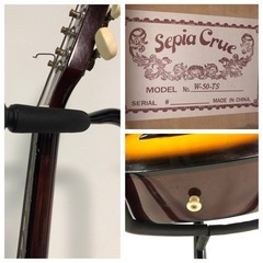 天)61.Sepia Crue ミニアコースティックギター　W-50-TSの画像