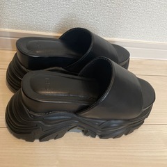 GRLレザー厚底スポーツサンダル