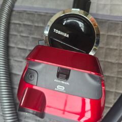 東芝 掃除機 サイクロン キャニスター型クリーナー コード式 軽量コンパクト トルネオミニ VC-C7-R グランレッドの画像