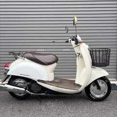 4090.お洒落可愛い　スクーピー　社外マフラー、ホイールカバー　バッテリー新品　千葉県柏市　即日配送、自走引き取りも可能の画像
