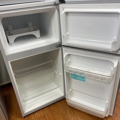 6ヶ月間保証！2ドア冷蔵庫 Haier JR-N106K 2015年の画像
