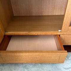 受渡し完了です！キャビネット　サイドボード　食器から酒類、書籍や書類の収納に最適！の画像