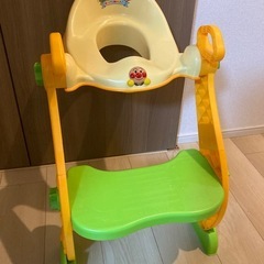 アンパンマン　2way補助便座 ステップ付き