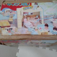 ゆったりさん2階建て　家具付き　1986年　お人形遊び　ごっこ遊び