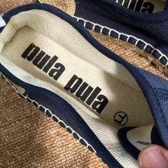 新品　pula pula エスパドリーユ　麻　キャンバス　スニーカーの画像