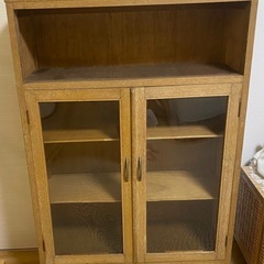 アンティークキャビネット　インテリア　昭和レトロ　収納棚　ヴィンテージの画像