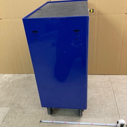 ロールキャビネット 工具箱 5段 ブルー　