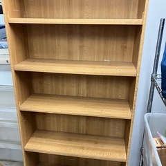 ☆値下げ☆2506-247 木製本棚 5段 キズ汚れ有りの画像