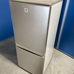 【格安】SHARP 2ドア冷蔵庫 SJ-PD14Y 2014年製...