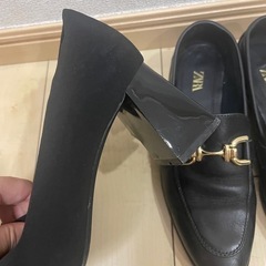 zara パンプス　ローファー22.5〜23.0の画像
