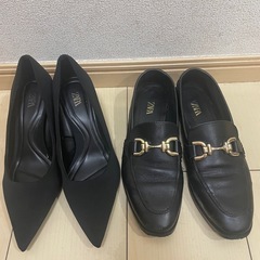 zara パンプス　ローファー22.5〜23.0