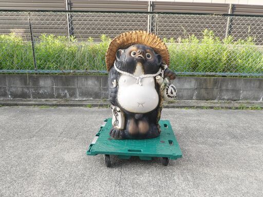 信楽焼 たぬき 高さ約60㎝ 狸 置物 縁起物