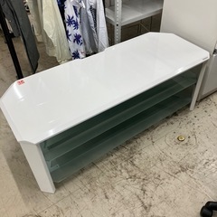 I2506-248 TVボード テレビ台 棚板強化ガラス 中古
