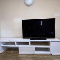 【取りに来られる方へ差し上げます/引越し処分】テレビ台 最小1620mm〜最大2600mm位