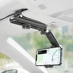 ⭐️新品・未使用・未開封⭐️車用サンバイザーモバイルホルダー🟪3...