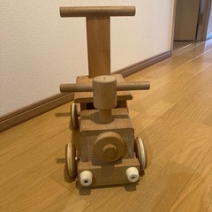 【受け渡し決定】木製　手押し車 
