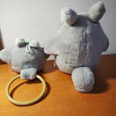 お値下げ！となりのトトロ ぬいぐるみ タオルかけ セットの画像