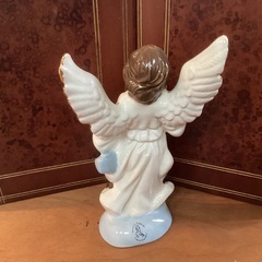 チェコ　aureta figural社　天使の陶器の画像