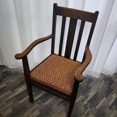 イギリス　ヴィンテージ　肘つきチェア　椅子　　