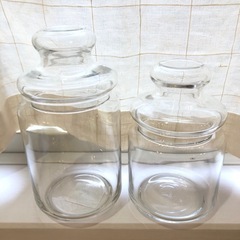 ポップジャー　保存瓶　花器　2サイズセットの画像