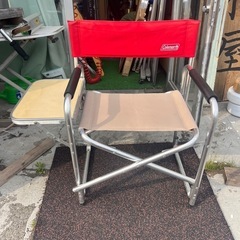Coleman コールマン サイドテーブル付き デッキチェア ア...