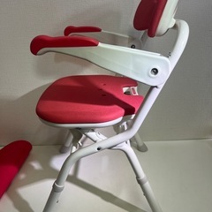 【短期使用】折りたたみシャワーベンチ FSフィット 介護用 風呂椅子 赤 入浴用いす バスチェア 中古 最大￥1000割引！の画像