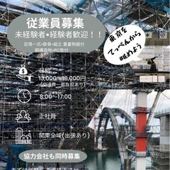 鳶工・見習い・募集❗️の画像