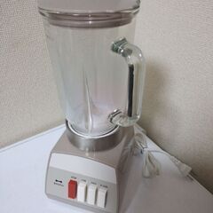 美品　ブルーノBRUNO レトロガラスブレンダー BOE042