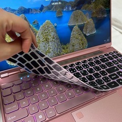 ピンク　PCの画像