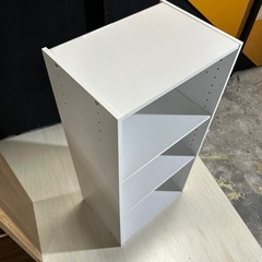 カラーボックス　白の画像