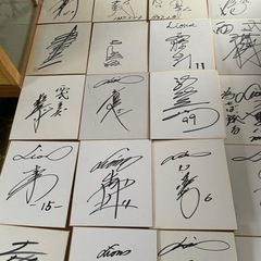 西武ライオンズ サイン色紙 36枚セットの画像
