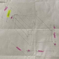 値下げ。変則的な物置台？電子オーブンレンジを置いてました。の画像