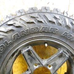 A4755 245/75R16 120/116 10PR 1本 16インチ 5.5j 139.7/5穴 +22 ウェッズ キラーフィールド スペア用に！！の画像