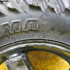 A4755 245/75R16 120/116 10PR 1本 16インチ 5.5j 139.7/5穴 +22 ウェッズ キラーフィールド スペア用に！！の画像