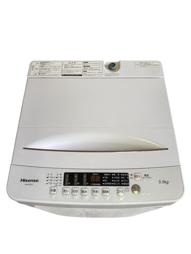 ハイセンス 洗濯機 HW-K55E 2022年製 5.5kg