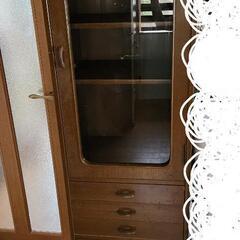 〚引き渡し予定者決定〛食器棚 スリム 茶色