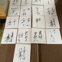 ジャイアンツ 巨人 サイン色紙セット