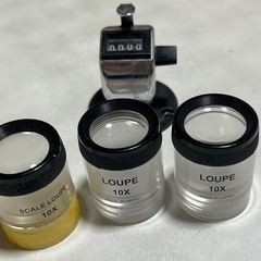 目盛り入りルーペ　カウンターセット