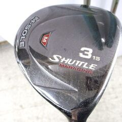 maruman フェアウェイウッド３本 SHUTTLE M-SOLE 3W 5W 7W flex-R マルマン 札幌市北区屯田の画像