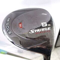 maruman フェアウェイウッド３本 SHUTTLE M-SOLE 3W 5W 7W flex-R マルマン 札幌市北区屯田の画像