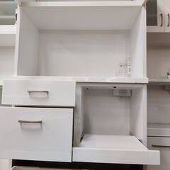 【愛品倶楽部柏店】NITORI ニトリ 2枚扉キッチンボード コパン80KB 幅80cmの画像