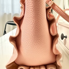 Samantha Vegaフリルハンドバッグ ピンクの画像