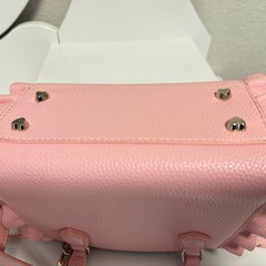 Samantha Vegaフリルハンドバッグ ピンクの画像