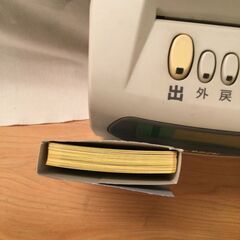 【中古】電子タイムレコーダー（タイムカード20枚以上付き）の画像